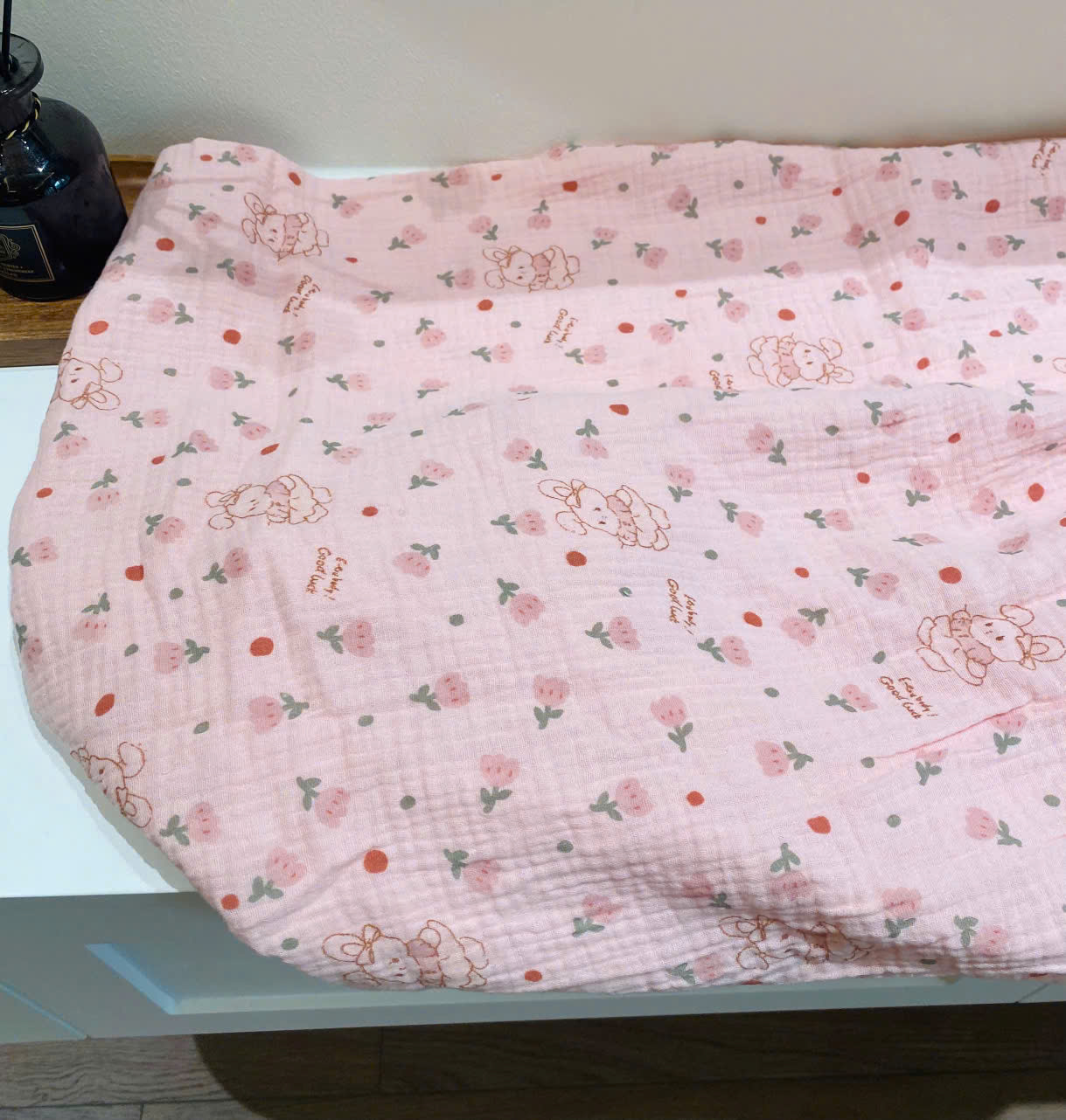 Khăn mặt muslin, khăn tắm muslin họa tiết xinh xắn cho bé giá rẻ