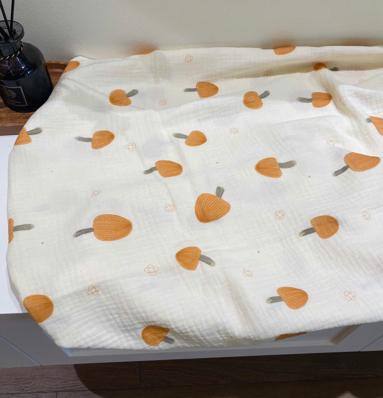 Khăn mặt muslin, khăn tắm muslin họa tiết xinh xắn cho bé giá rẻ