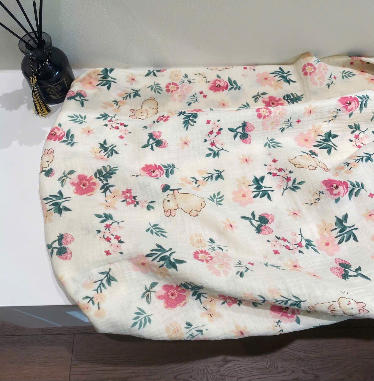 Khăn mặt muslin, khăn tắm muslin họa tiết xinh xắn cho bé giá rẻ