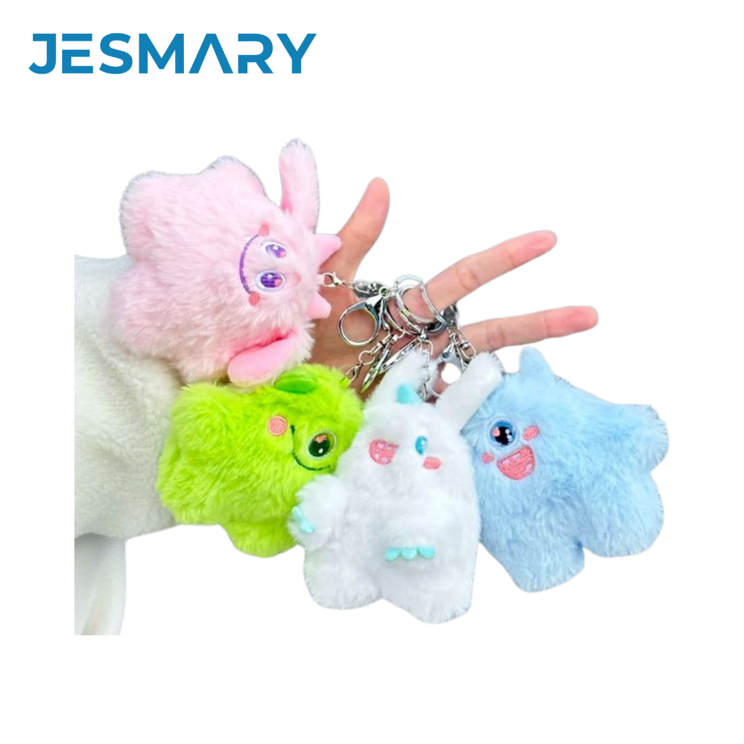JESMARY -  Quà Tặng Móc Khóa Gấu Bông Hình Thỏ Con Mini, Dễ Thương