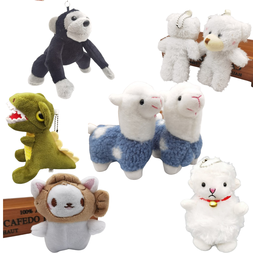 JESMARY - Quà tặng Móc Khóa Thú Nhồi Bông Đa Dạng, Đẹp Mắt