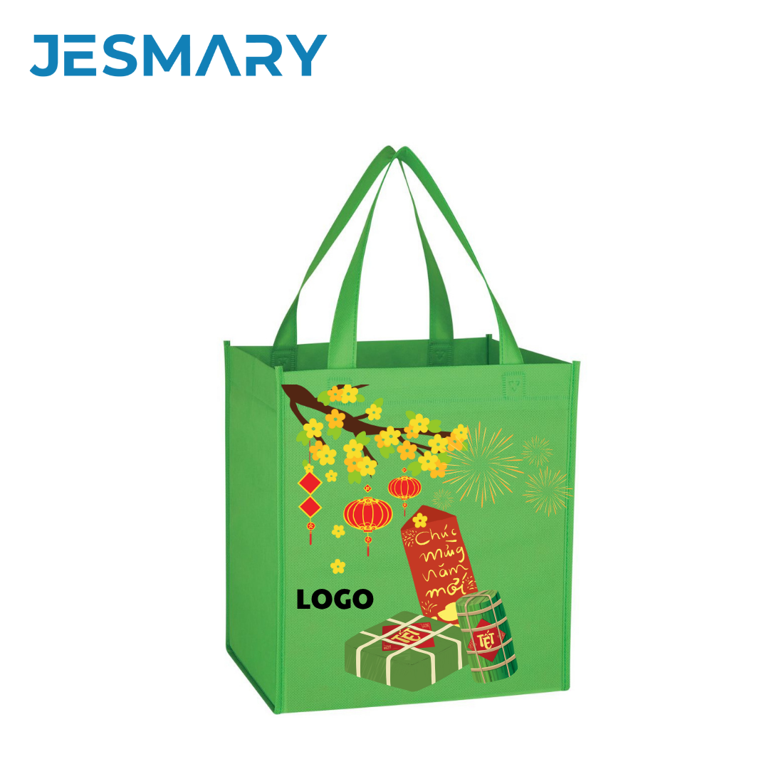 JESMARY – Túi vải không dệt in logo làm quà tặng Tết sang trọng