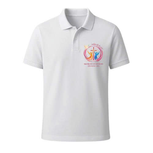 JESMARY – Chuyên Sản Xuất Áo Đại Hội Công Giáo: Tùy Chỉnh Logo & Slogan Theo Ý Muốn