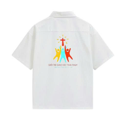 JESMARY – Áo Sơ Mi Đại Hội Giới Trẻ Công Giáo Form Chuẩn, Thoải Mái Khi Sinh Hoạt