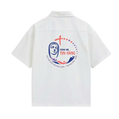 JESMARY – Áo Đồng Phục Công Giáo In Logo Sắc Nét, Bền Màu Theo Thời Gian
