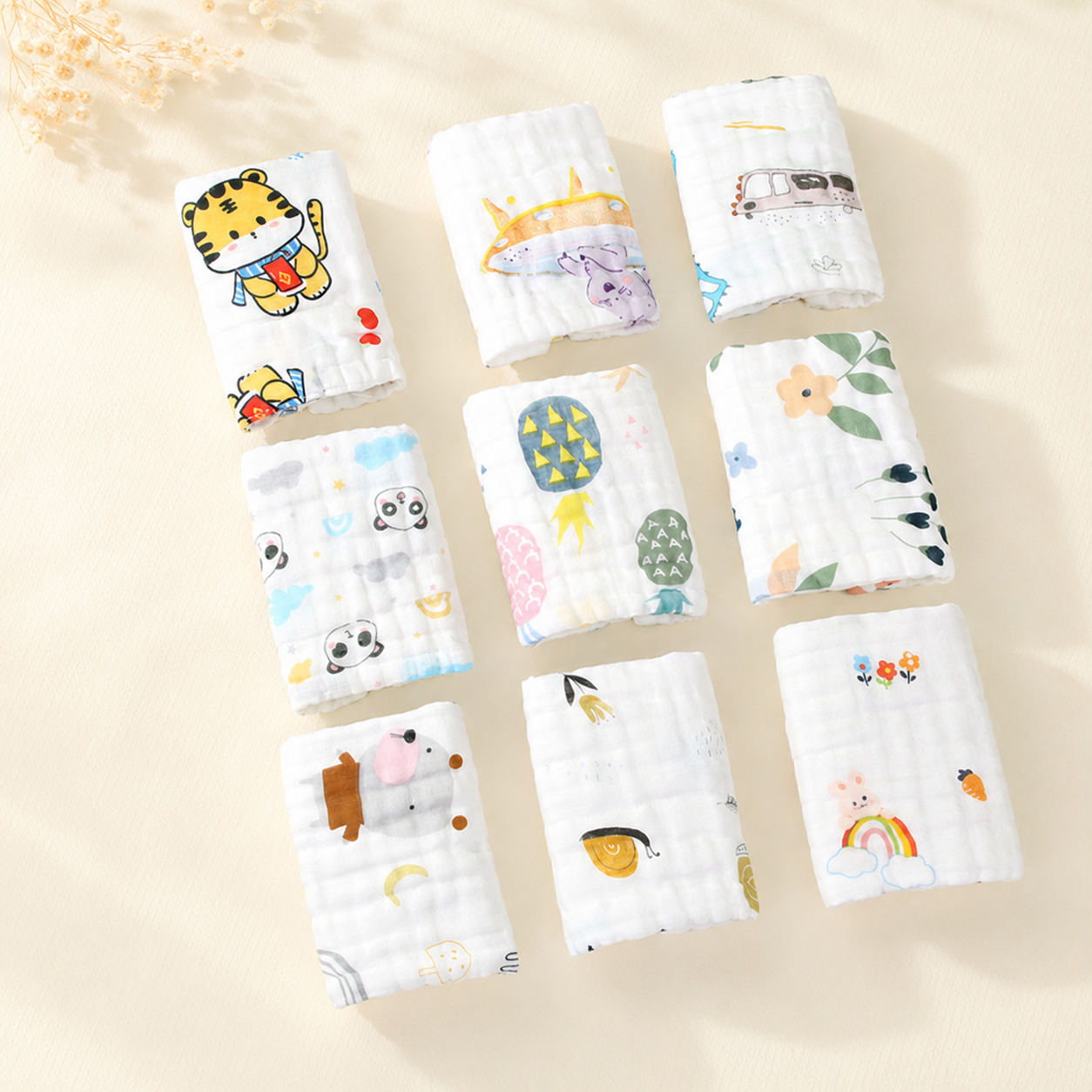 JESMARY – Xưởng sản xuất khăn em bé OEM, gia công khăn muslin cho thương hiệu mẹ và bé