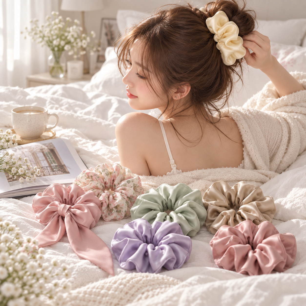 JESMARY – Dây Cột Tóc Chun Co Giãn Đa Chiều: Quà Tặng Tinh Tế Không Gây Đau Đầu