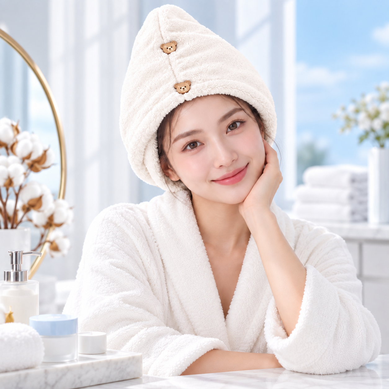 JESMARY – Khăn Ủ Đầu Spa Đẹp Mắt, Bền Đẹp Và Dễ Phối Theo Màu Thương Hiệu
