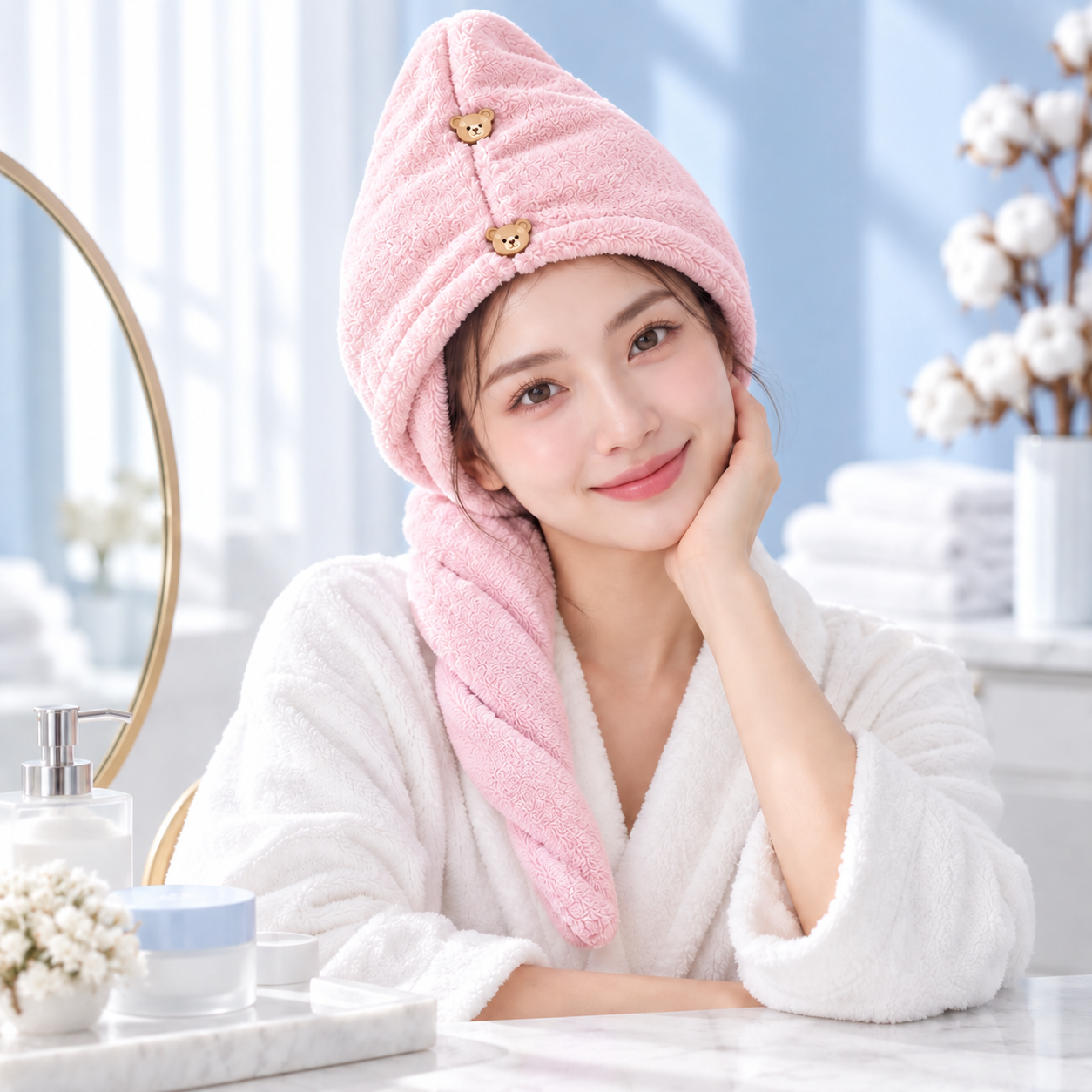 JESMARY – Khăn Ủ Đầu Tinh Tế, Món Quà Làm Đẹp Khiến Khách Hàng Nhớ Đến Bạn