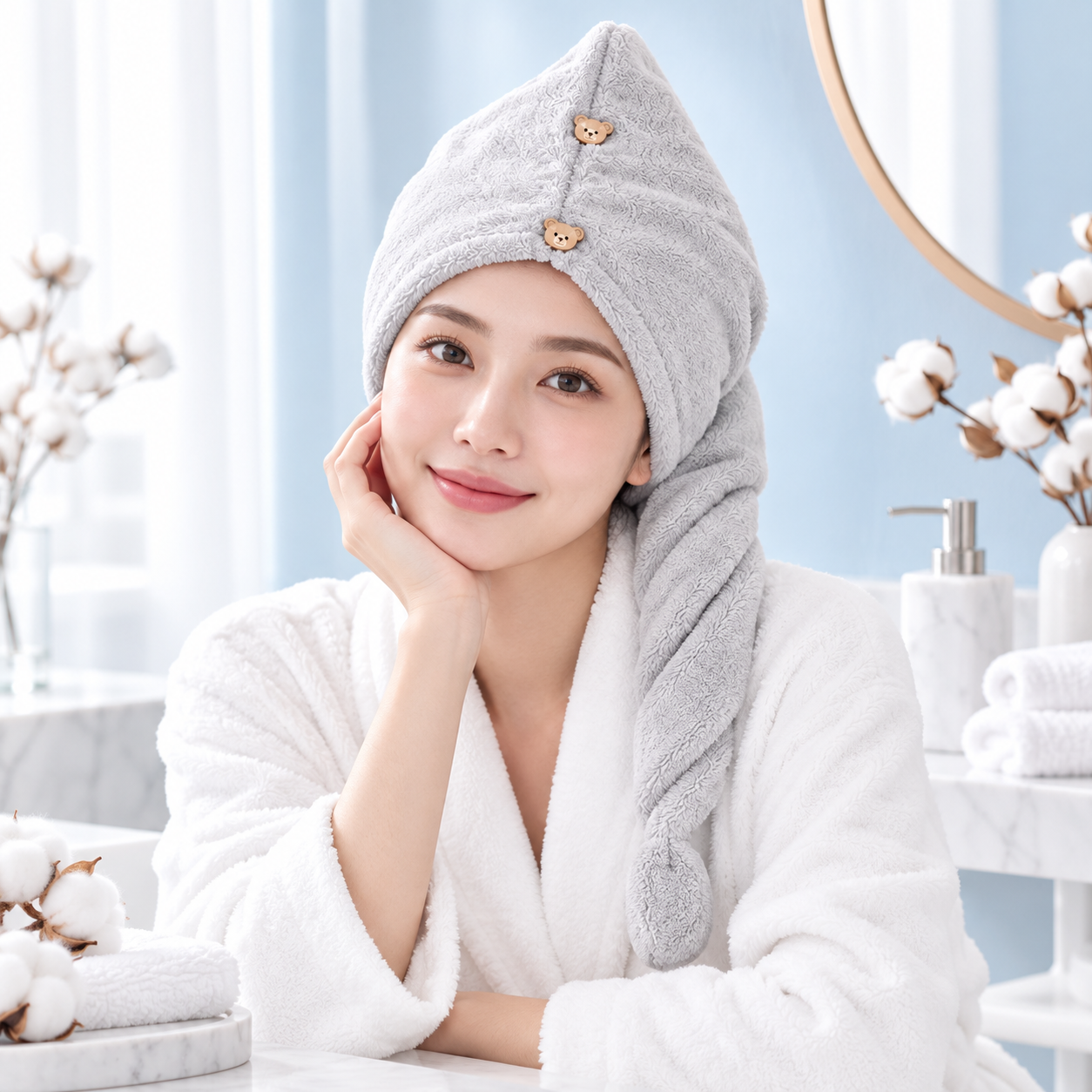 JESMARY – Khăn Ủ Đầu Quà Tặng Đẹp, Tiện Dụng Và Dễ Ghi Nhớ Thương Hiệu