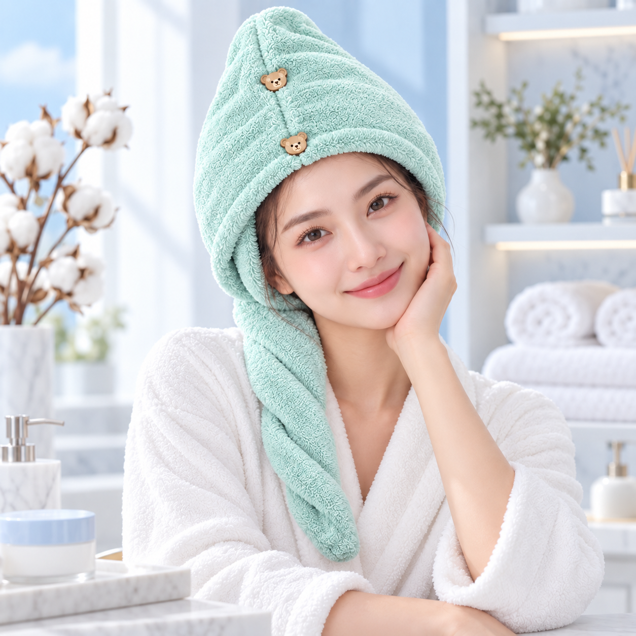 JESMARY – Khăn Ủ Đầu Cao Cấp Cho Spa Muốn Tạo Ấn Tượng Khác Biệt