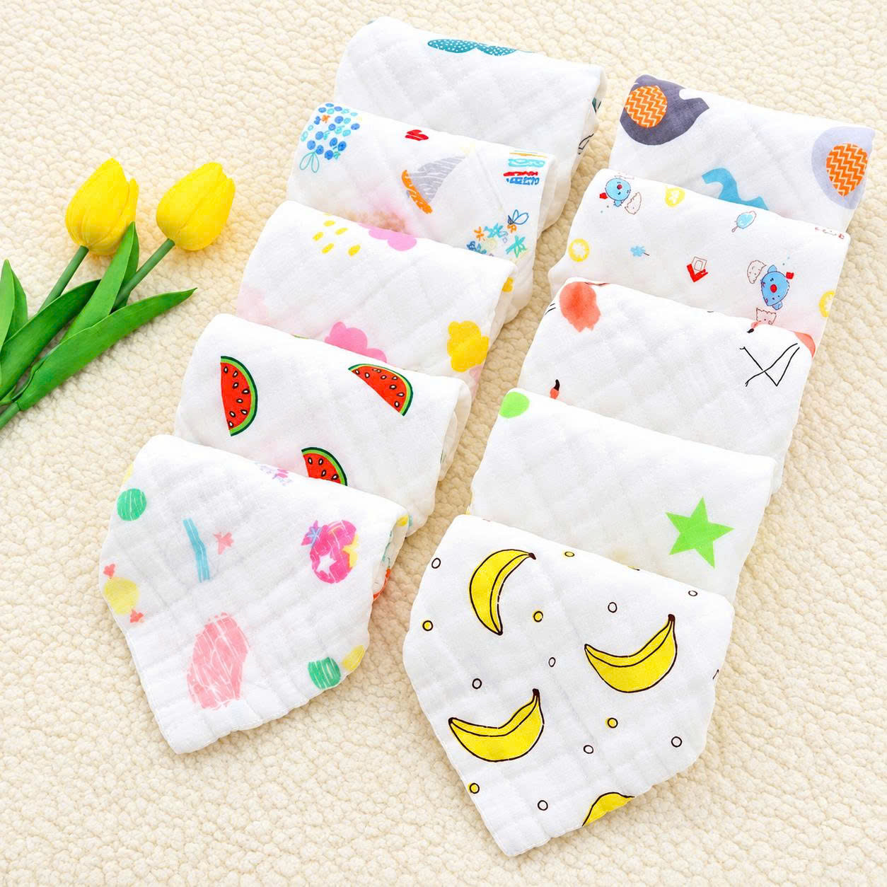 JESMARY -  Xưởng Sản Xuất & Gia Công Khăn Sữa Em Bé Giá Gốc Trực Tiếp