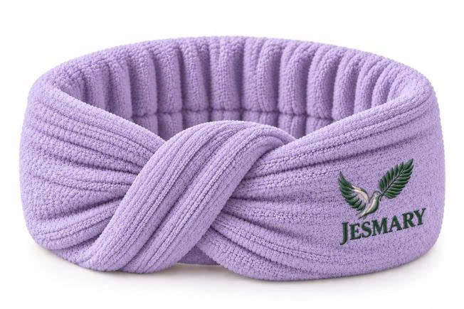 JESMARY -  Xưởng Dệt & May Băng Đô Cột Tóc Nơ Lớn Thun Bo Lọt Lòng Cho Spa & Tiệm Nail (Large Bow Elastic Hairband)