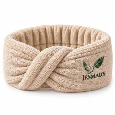 JESMARY - Xưởng Dệt & May Băng Đô Cột Tóc Microfiber Hai Mặt Kháng Khuẩn Cho Spa & Tiệm Nail (Dual-Sided Antimicrobial Spa Hairband)